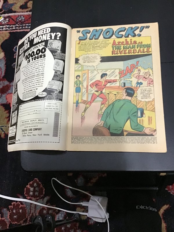 Life With Archie #58 1967 Man from R.I.V.E.R.D.A.L.E. vs Dr Demon, Sandman FN/VF