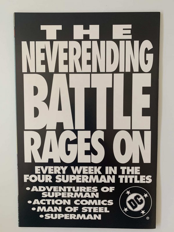 Superman #82 NM+ Chromium Cover (1993)