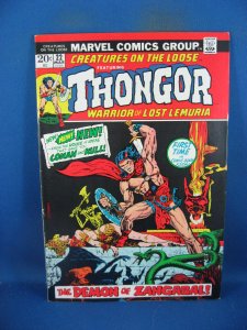 CREATURES ON THE LOOSE 22 F VF MARVEL HORROR 1973 STERANKO THONGOR