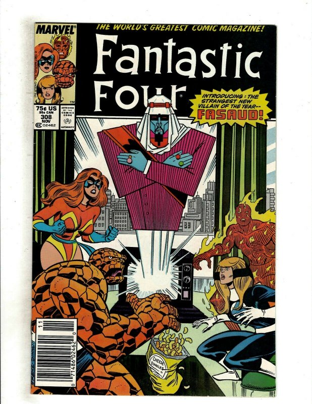 13 Fantastic Four Marvel Comics 297 298 299 301 305 307 308 318 319 320 + J508