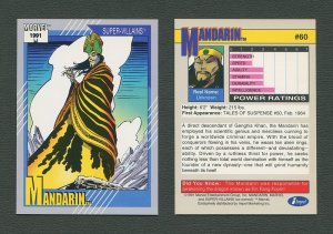 1991 Marvel Comics II  Card  #60 ( Mandarin )  MINT