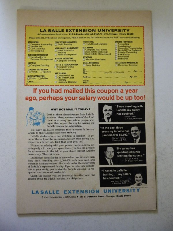 Thor #202 (1972) VG+ Condition centerfold detached at 1 staple, moisture stains