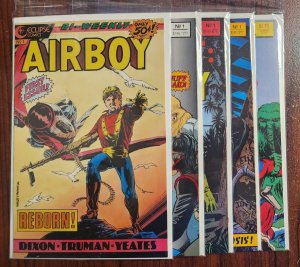 Airboy 5PC LOT - One-Shots / Eclipse Comics (7.5/8.0) 1978-88