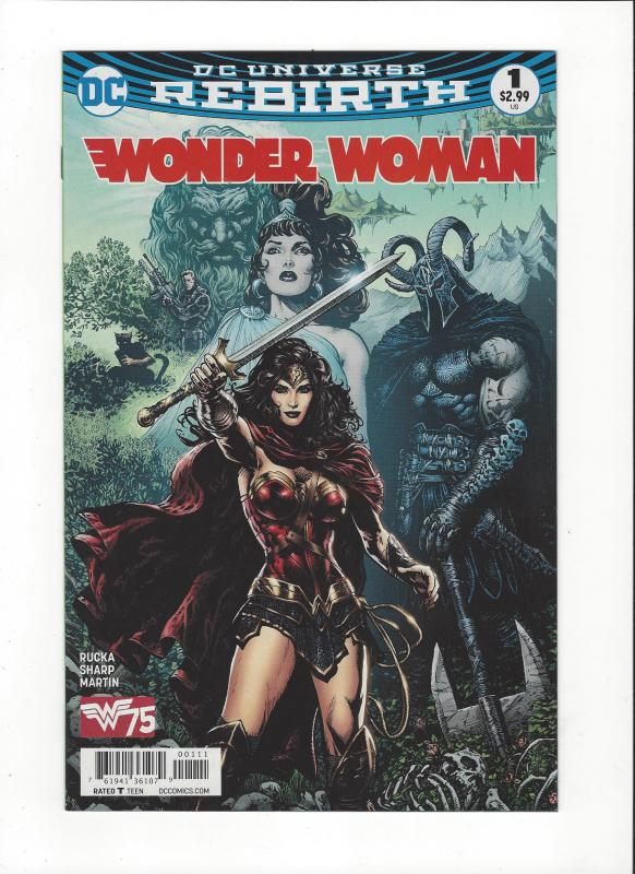 Wonder Woman #1 DC Universe Rebirth NM