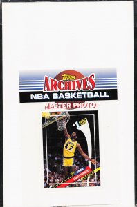1992-93 Topps Archives Master Photos #1982 James Worthy