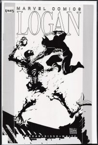 Logan #3 Black and White Cover (2008) Wolverine