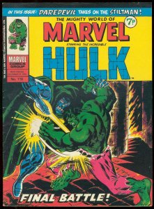 MIGHTY WORLD OF MARVEL #116-HULK-DR DOOM-BRITISH VG