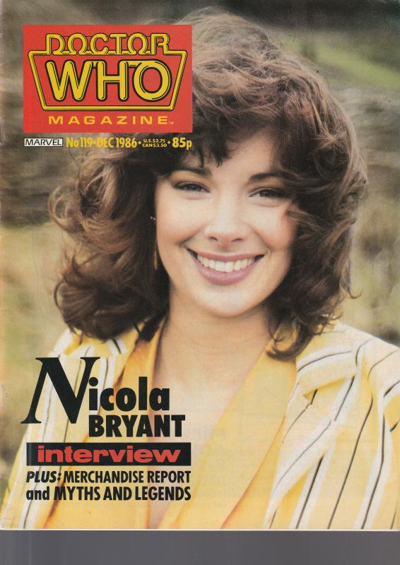 Doctor Who Magazine No. 119 December  1986