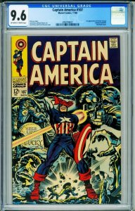 CAPTAIN AMERICA #107 CGC 9.6 1968--RED SKULL-2094798001