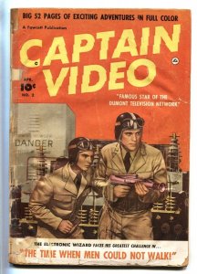 Captain Video #2 1951-comic book-SOTI-Fawcett-TV series-rare 