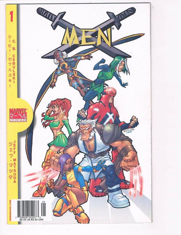 Marvel Mangaverse X-Men # 1 NM Marvel Comic Book Wolverine Magneto Cyclops S80