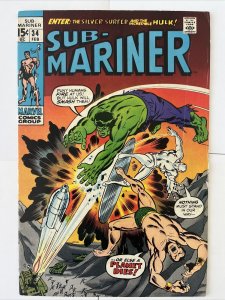 Sub-Mariner #34 1st Appearance Defenders! Key. Hulk/Silver Surfer/Avengers. ??