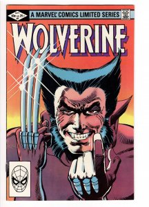 WOLVERINE 1 MINI 1982 F/VF 7.0 ;1st SOLO!;FRANK MILLER !