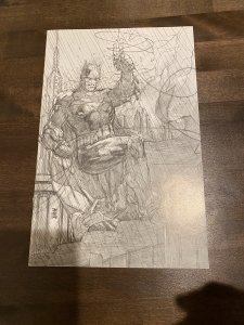 Justice League #1 sketch cover Jim lee