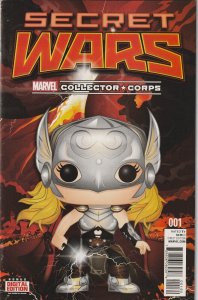 Secret Wars # 1 Marvel Collectors Corps Funko Variant Cover NM Marvel 2015 [I7]