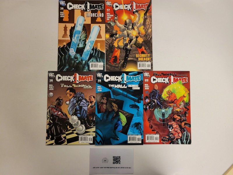 5 DC Comic Books Check Mate #16 17 18 19 20 59 TJ5