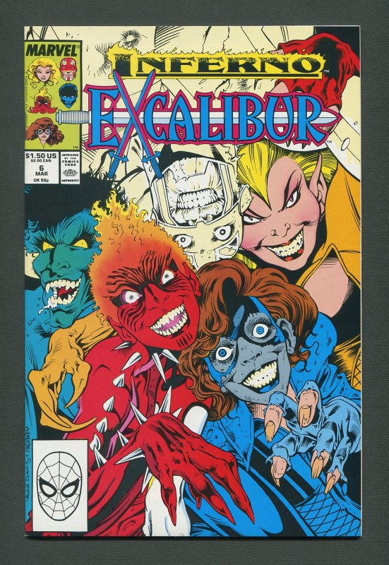 Excalibur #6  / 9.6 NM+  March 1989