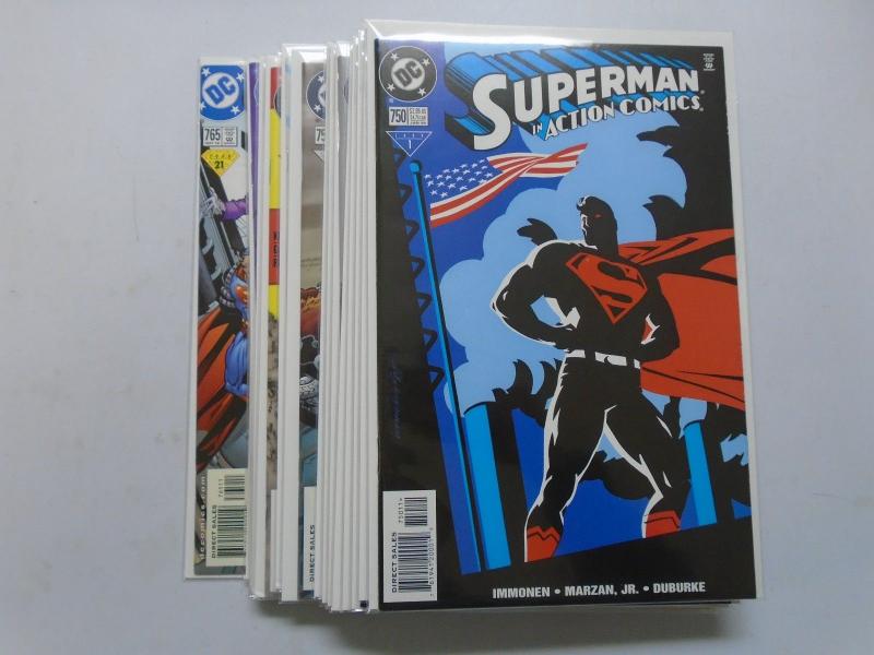 DC Superman Action Comics Run: # 750 - 765 NM (1999 - 2000)