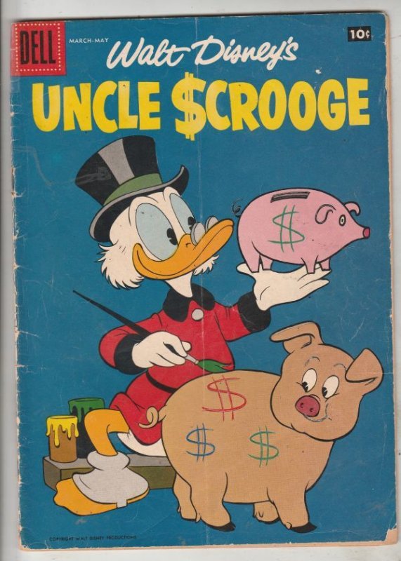 Uncle Scrooge, Walt Disney #21 (Mar-58) VG+ Affordable-Grade Uncle Scrooge