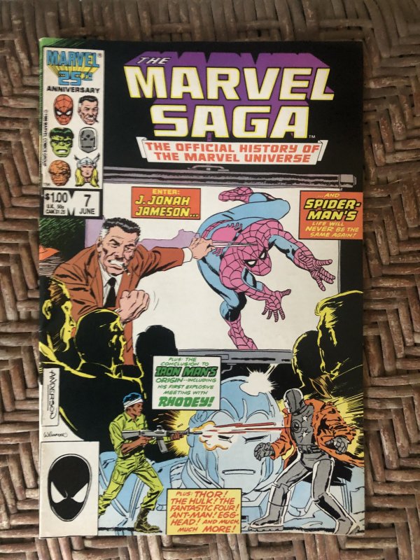 The Marvel Saga The Official History of the Marvel Universe #7 (1986)