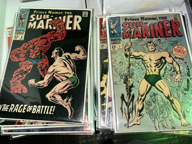 Sub-Mariner (1968) Lot - Complete Series Set w/#’s 1-72, Has 5 34 35 50, Clean