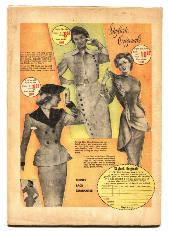 CINDERELLA LOVE #6-1952-My Gay Deception!!!-RARE ROMANCE COMIC BOOK