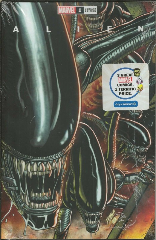 Alien #1 2021 Walmart Exclusive Marvel Comics 3 Pack Ron Lim Variant