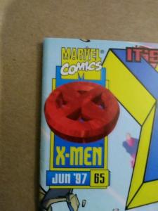 X-MEN #65 Marvel 1997 1st CECILIA REYES NEWSSTAND HTF