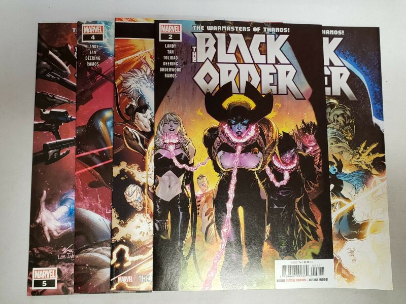 Black Order (Marvel 2018) #1-5 1 2 3 4 5 Complete Set | Thanos 