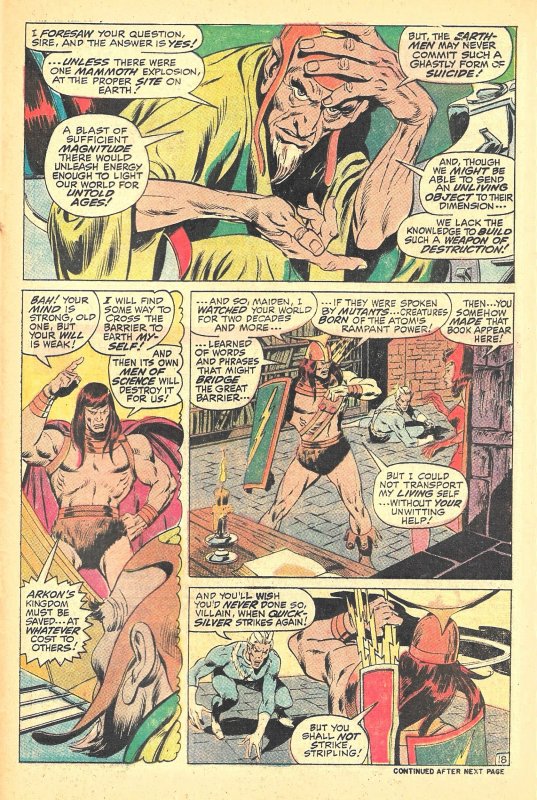 THE AVENGERS #75 (Apr1970) 8.0 VF Roy Thomas! John Buscema! QUICKSILVER returns!