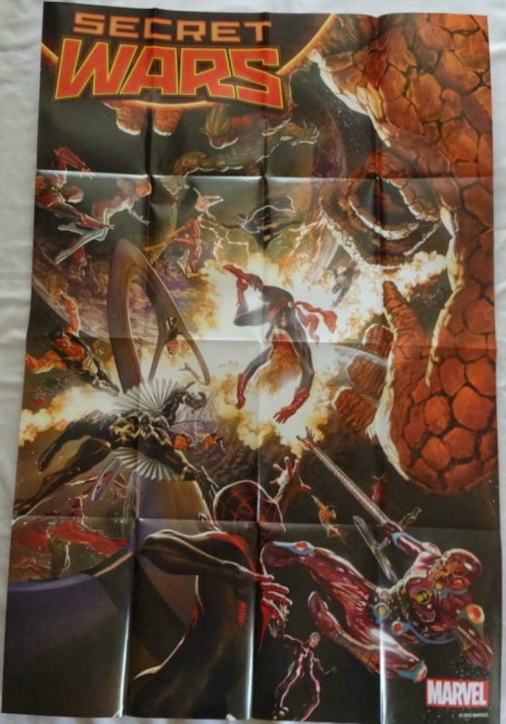 SECRET WARS Promo Poster, 24 x 36, 2015, MARVEL, Unused more in our store 192