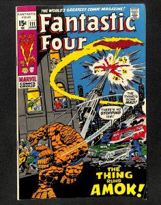 Fantastic Four #111 FN/VF 7.0
