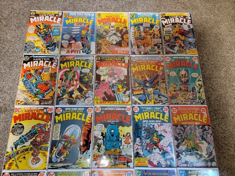 Mister Miracle 1-25 Complete Set Run! ~ VERY FINE NEAR MINT NM ~ 1971 DC Comics