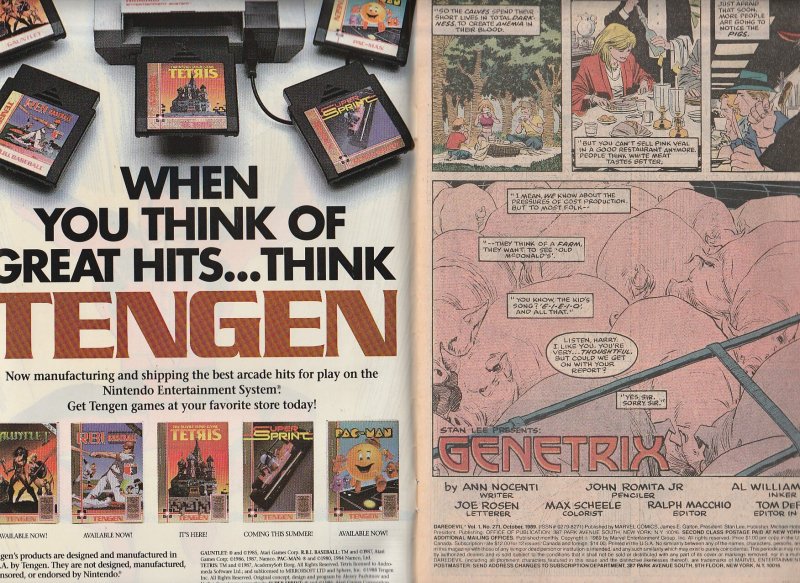 Daredevil(vol. 1)# 271  Extreme Animal Rights !!!!!!