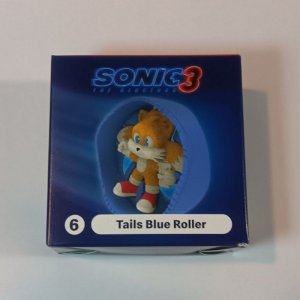TAILS BLUE ROLLER W/STICKER | SONIC THE HEDGEHOG 3 #06 | MCDONALDS 2024 | NIB