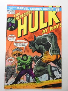 The Incredible Hulk #171 (1974) VG- Cond moisture damage, rust bottom staple