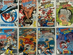 Hawk+dove 3rd series from:#10-28+ANN 10 different 8.0 VF (1989-91)