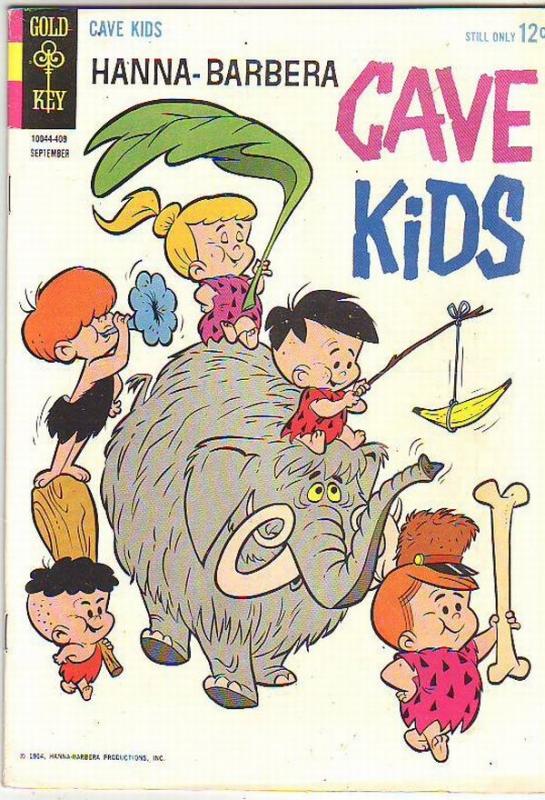 Hanna-Barbera Cave Kids #6 (Sep-64) FN/VF Mid-High-Grade The Cave Kids, Dino