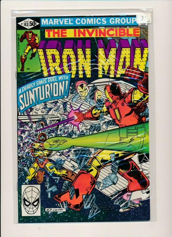 MARVEL SET of 5- IRON MAN #142-146 1980  VERY FINE (PF715) 