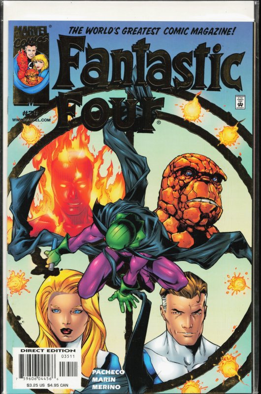 Fantastic Four #35 Foil Cover (2000) Fantastic Four
