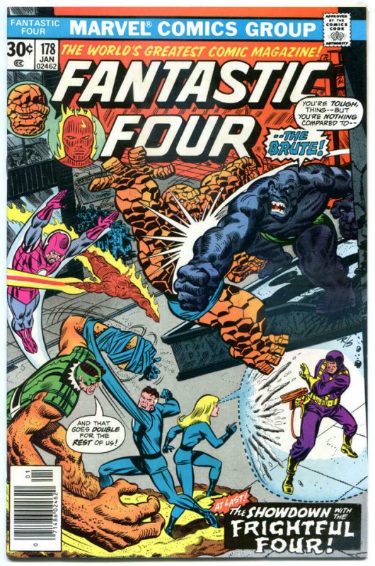 FANTASTIC FOUR #178, VF, Brute, FrightFul Four, 1961, more Marvel in store