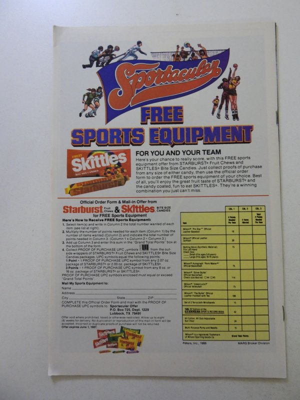 The Uncanny X-Men #211 (1986) VF- condition