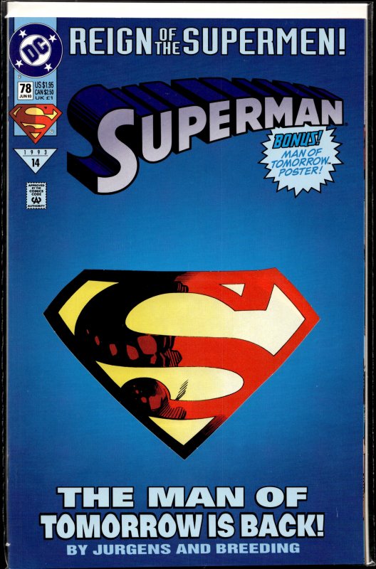 Superman #78 (1993) Superman