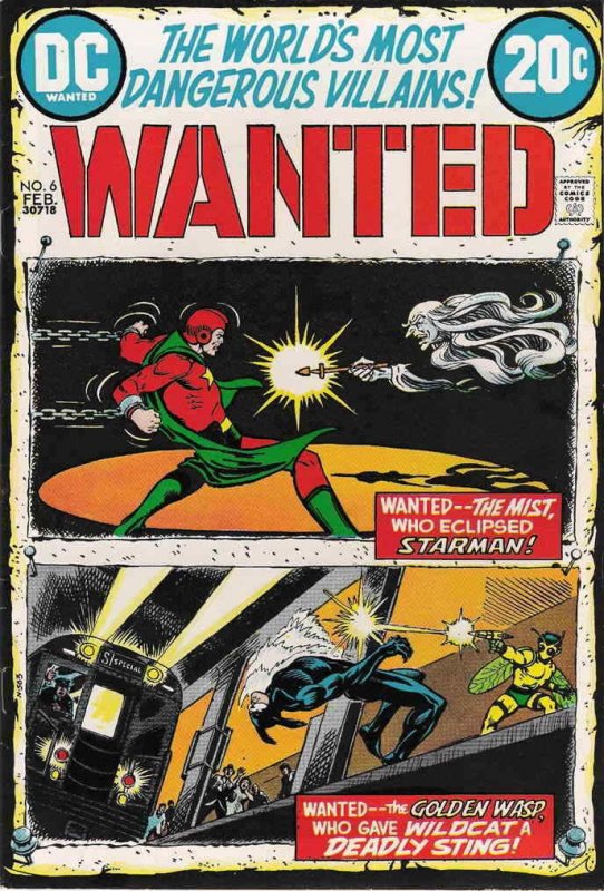 Wanted, the World’s Most Dangerous Villains #6 FN; DC | save on shipping - detai 