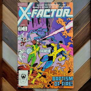 X-FACTOR #1 VF+ (1986 Marvel) Series Premire 1st Team App! Original X-MEN Lineup