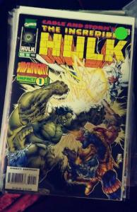 incredible hulk  # 444 1996  MARVEL ONSLAUGHT IMPACT 1 CABLE STORM XMEN