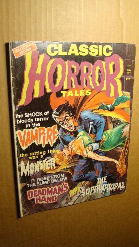 HORROR TALES 5 NOVEMBER 1977 *SOLID* EERIE FAMOUS MONSTERS BODY SNATCHERS