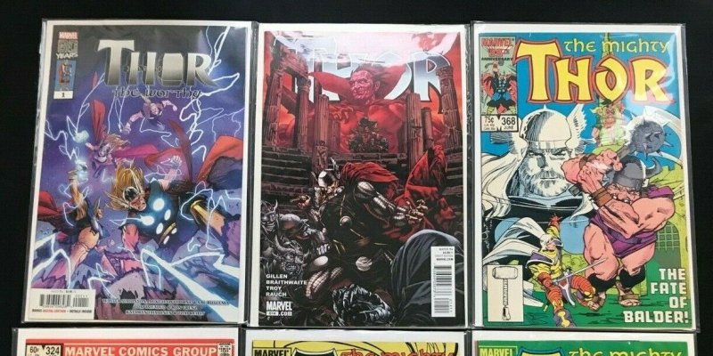 THOR 6PC LOT (VF) THE WORTHY!! 1986-2020