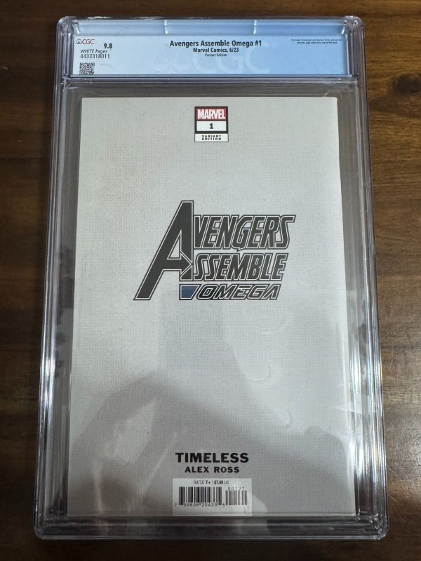 Avengers Assemble Omega Ross Cover (2023) CGC 9.8