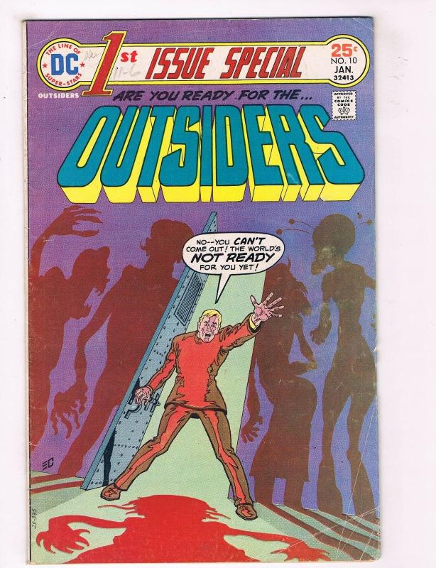 Outsiders #10 VG DC Comics 1st Issue Special Comic Book Jan 1976 DE37 TW7